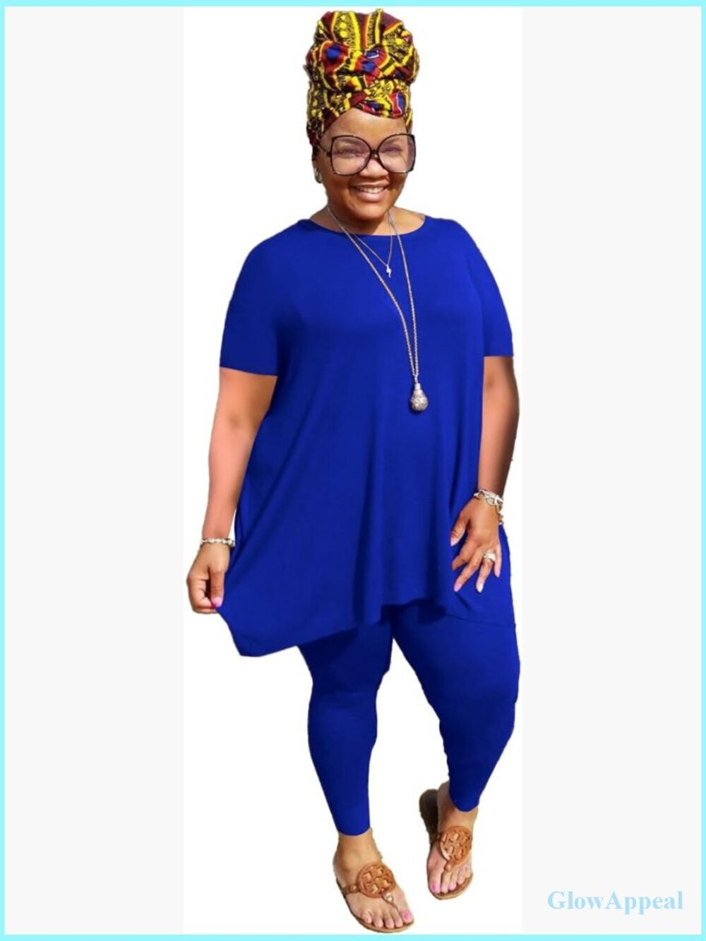 Plus Size 2 Piece Lounge Set Tracksuit Short Sleeve Top and Leggings